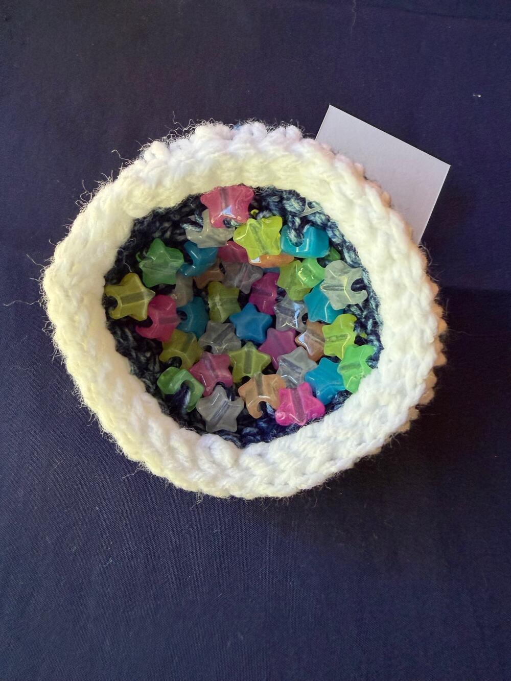 Crochet Geode glow in the dark handmade acrylic